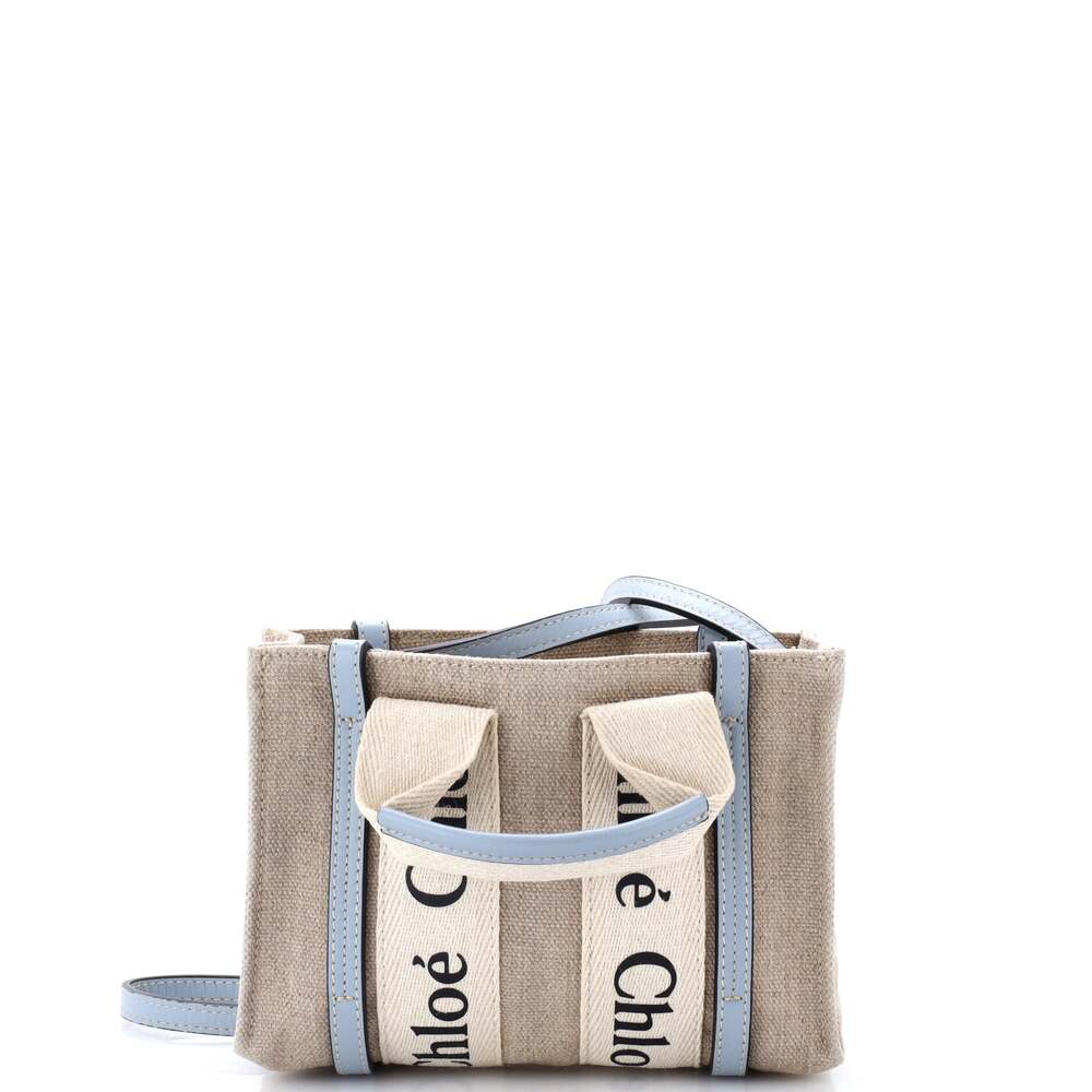 Chloe Woody Convertible Tote Canvas #320672C86B